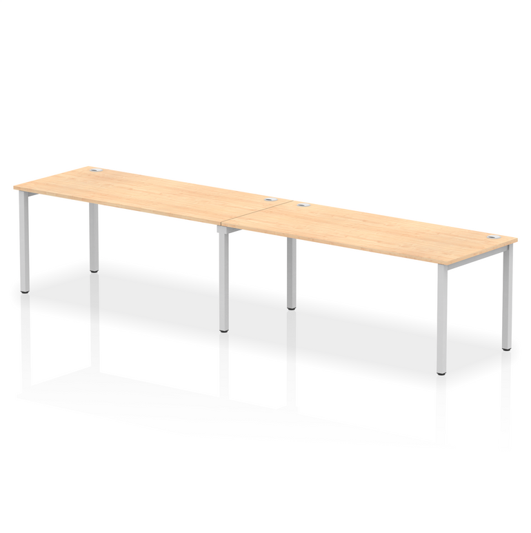 Impulse Single Row Bench Desk - 2 Person