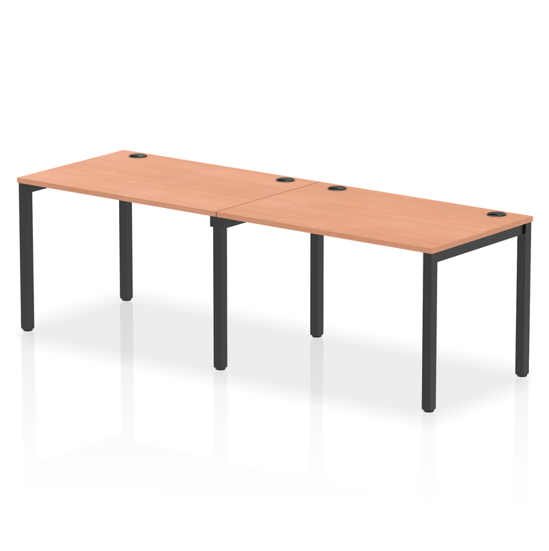 Impulse Single Row Bench Desk - 2 Person
