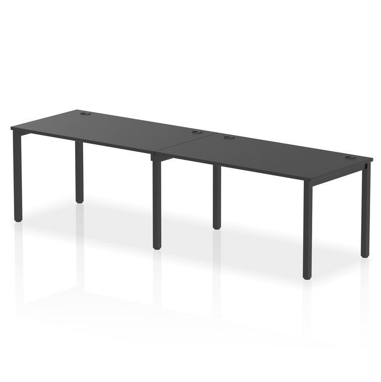 Impulse Single Row Bench Desk - 2 Person