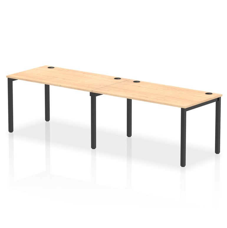 Impulse Single Row Bench Desk - 2 Person
