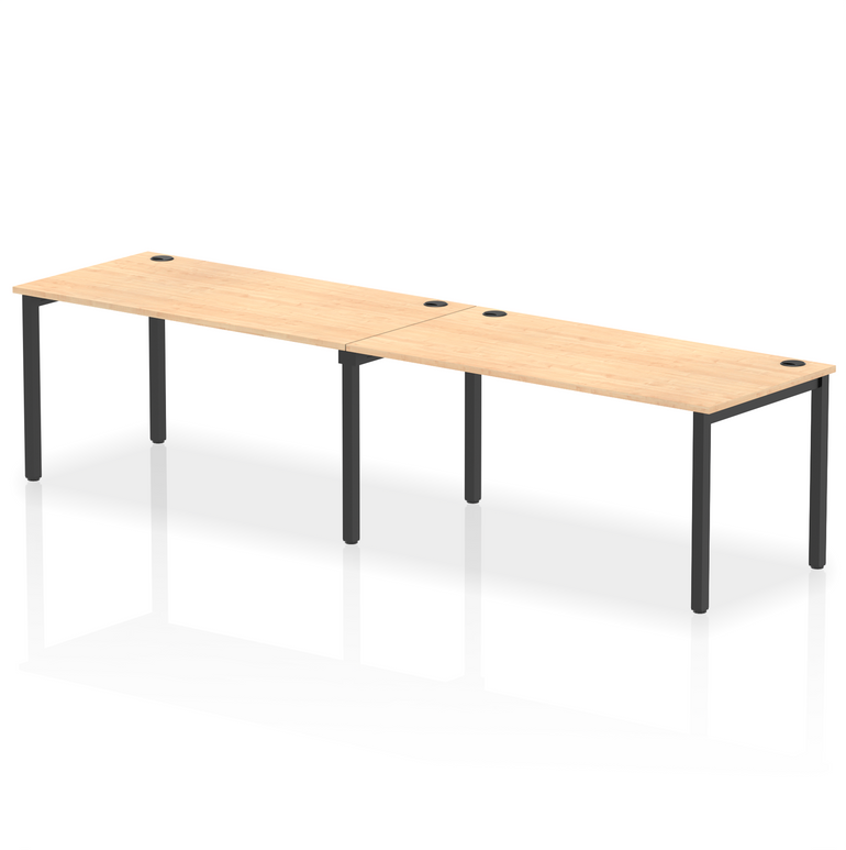 Impulse Single Row Bench Desk - 2 Person