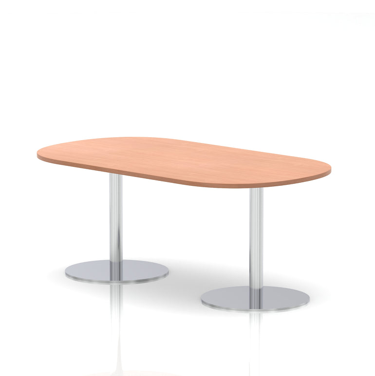 Italia Boardroom Table Silver Leg