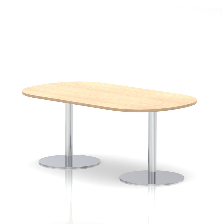 Italia Boardroom Table Silver Leg