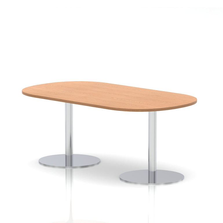 Italia Boardroom Table Silver Leg