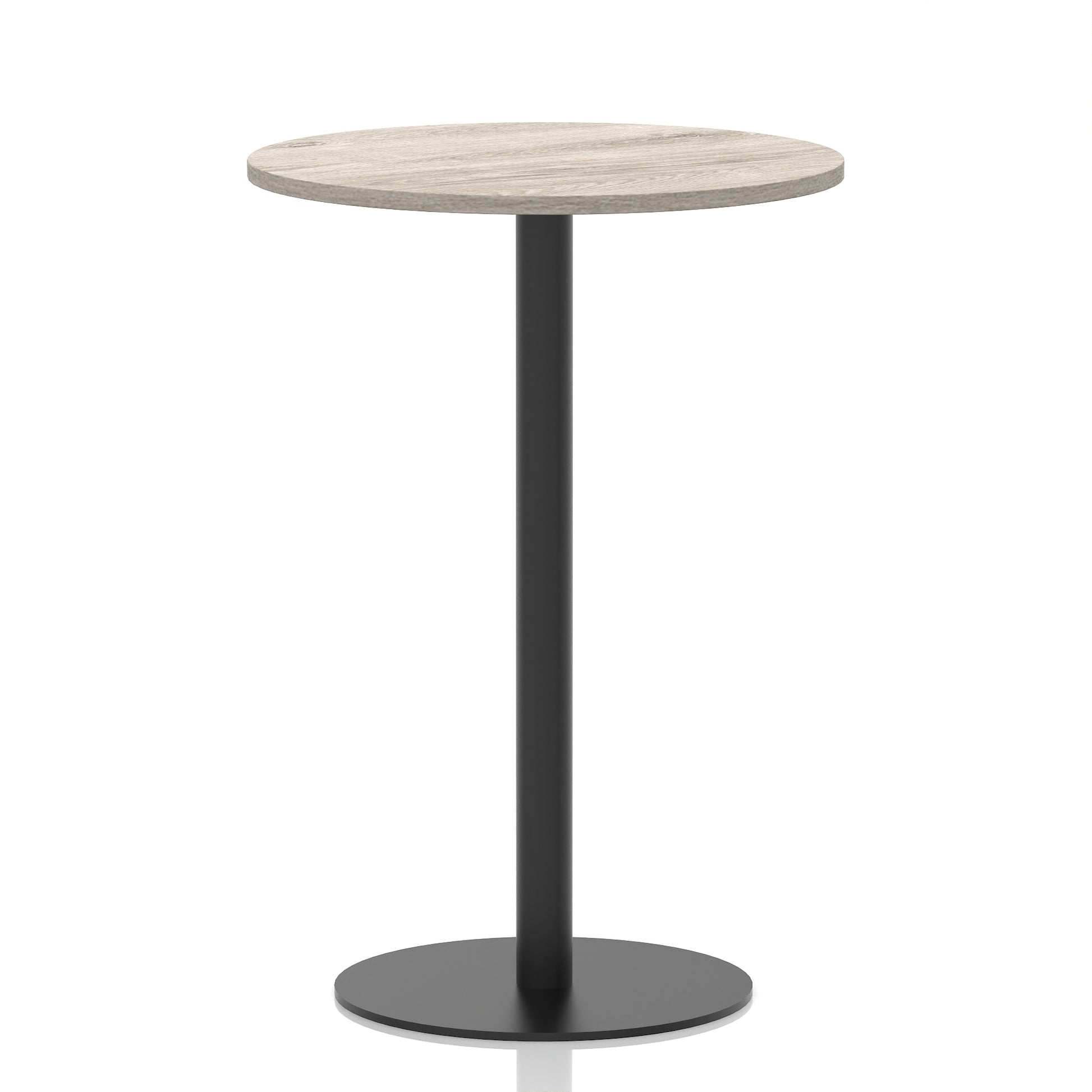 Italia Round Poseur Table Black Leg