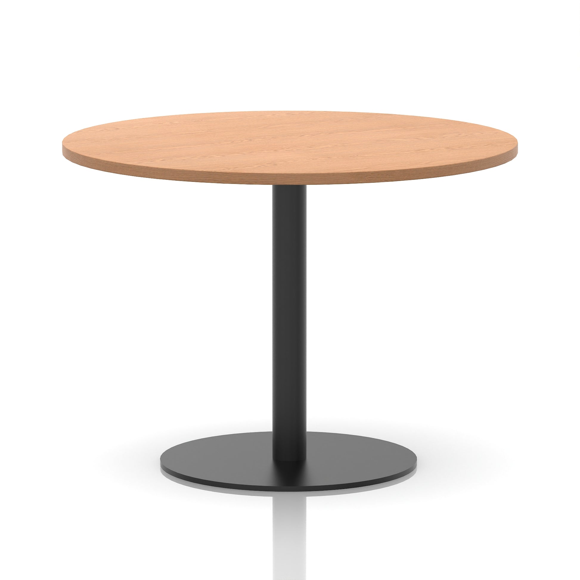 Italia Round Poseur Table Black Leg