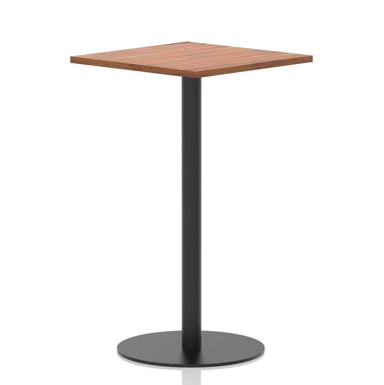 Italia Square Poseur Table Black Leg