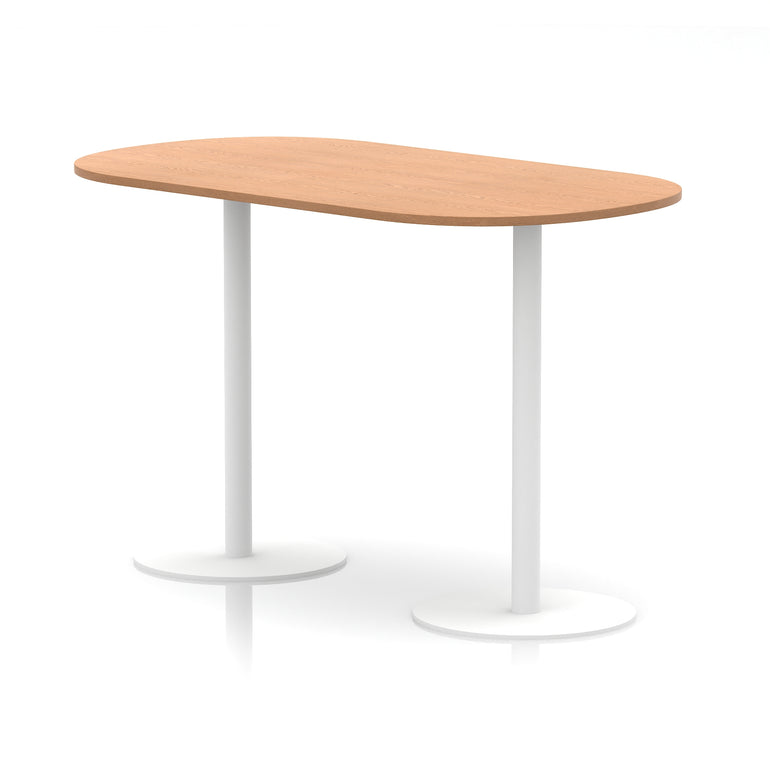 Italia Boardroom Table White Leg