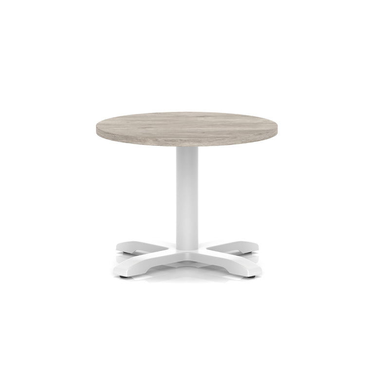 Italia Round Coffee Table With Cross Base