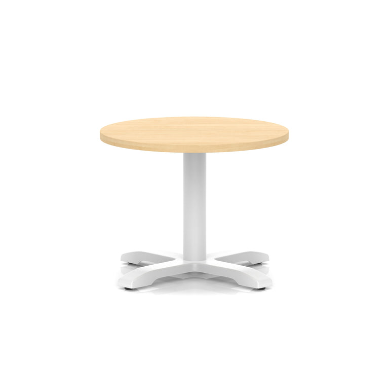 Italia Round Coffee Table With Cross Base