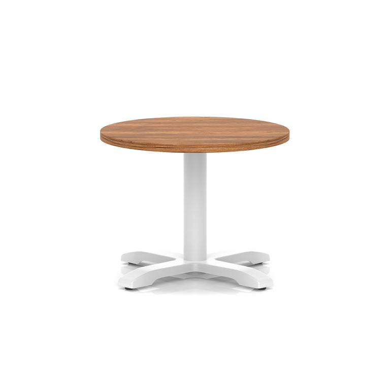 Italia Round Coffee Table With Cross Base