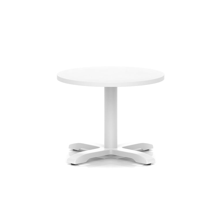 Italia Round Coffee Table With Cross Base