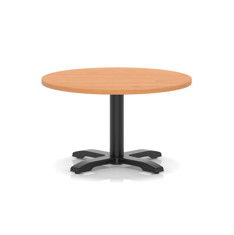 Italia Round Coffee Table With Cross Base