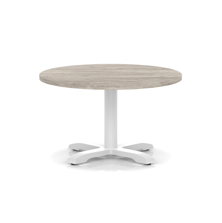 Italia Round Coffee Table With Cross Base