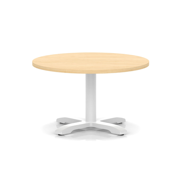 Italia Round Coffee Table With Cross Base