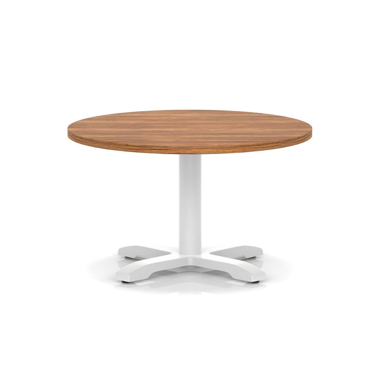 Italia Round Coffee Table With Cross Base