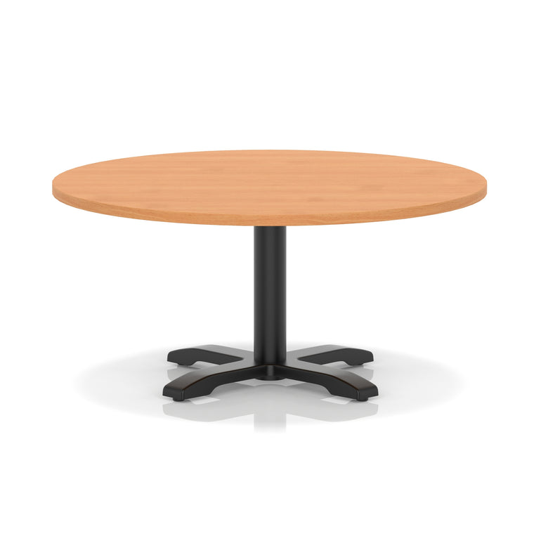 Italia Round Coffee Table With Cross Base