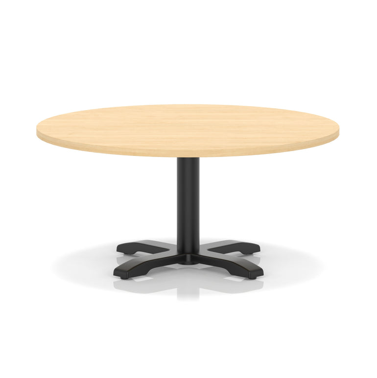 Italia Round Coffee Table With Cross Base