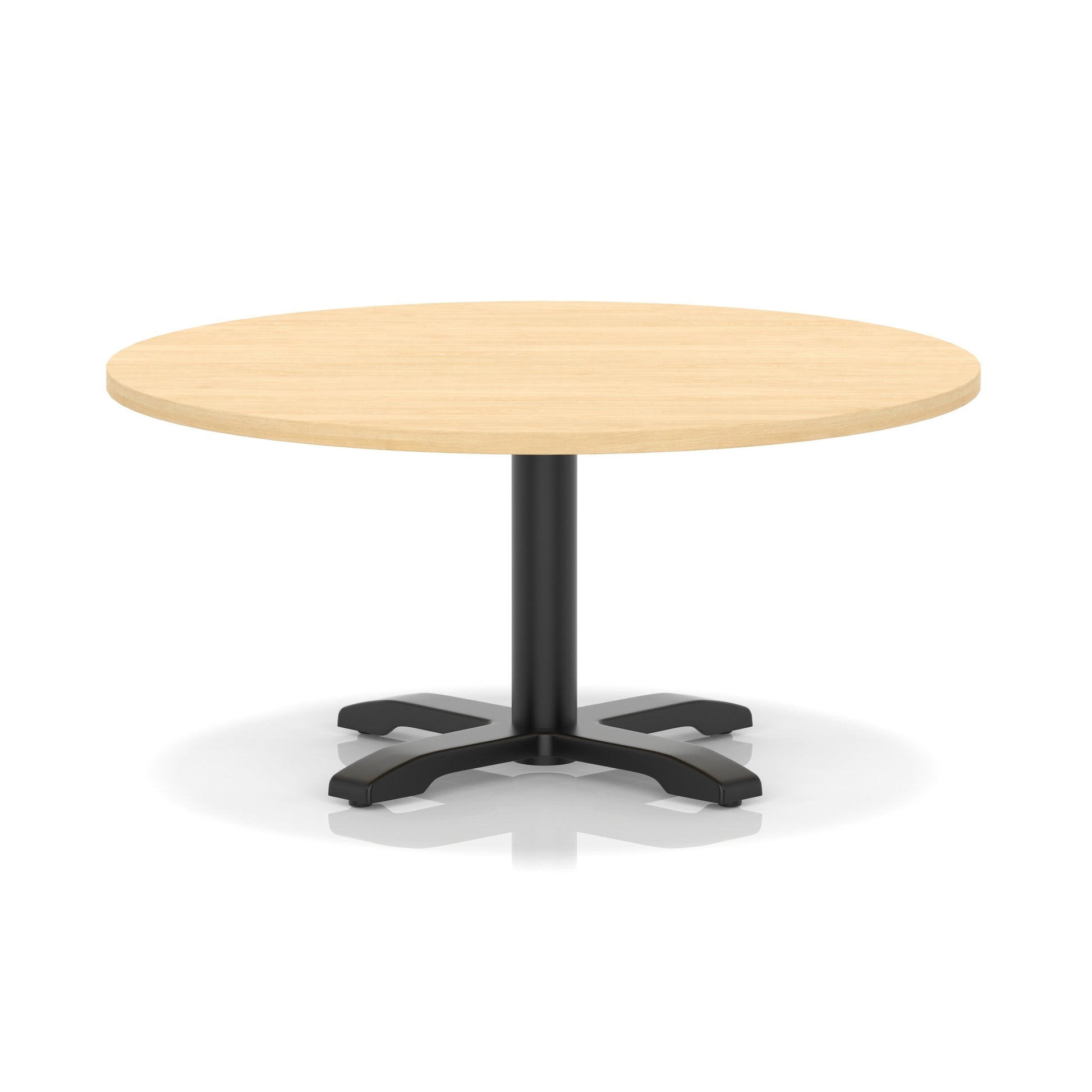 Italia Round Coffee Table With Cross Base