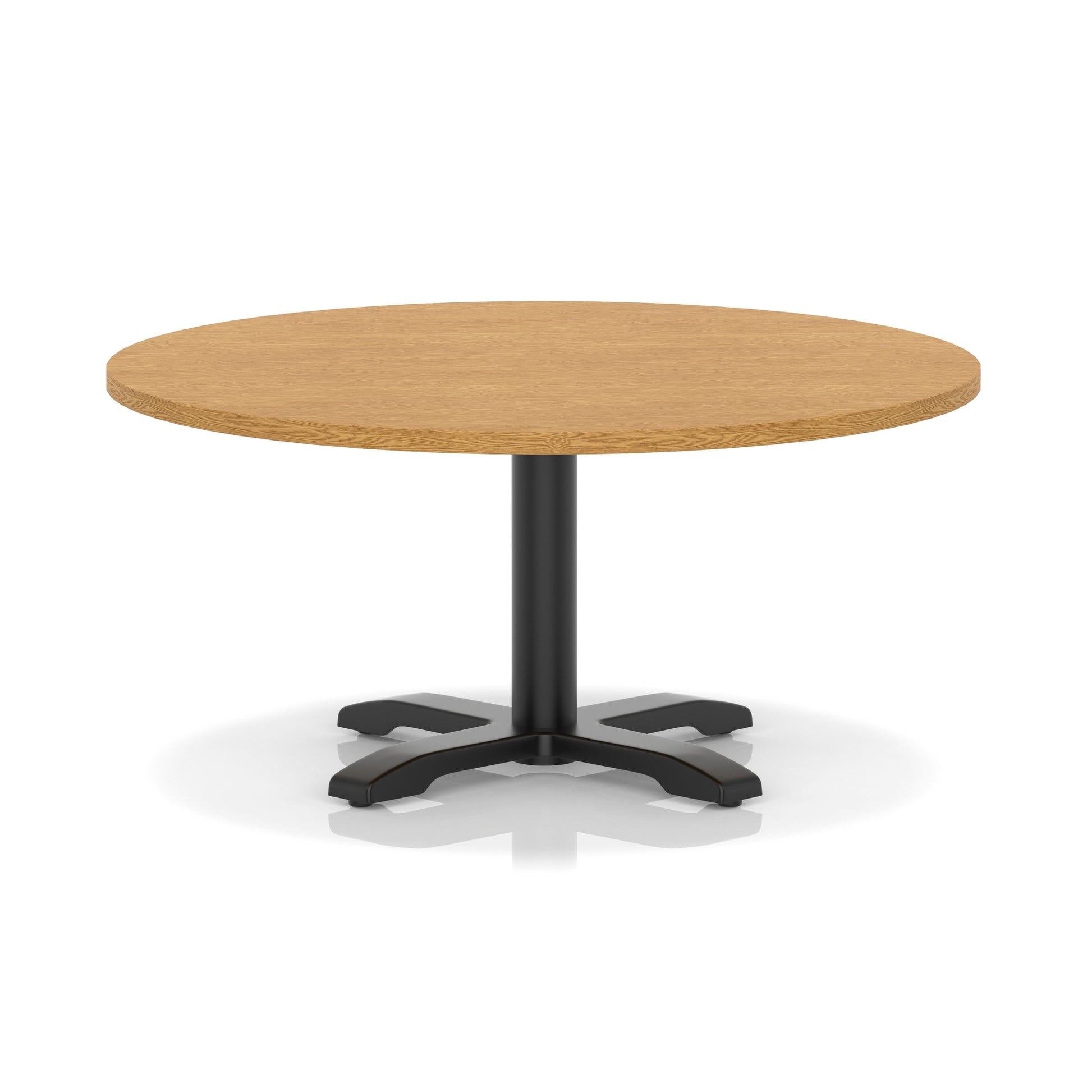 Italia Round Coffee Table With Cross Base
