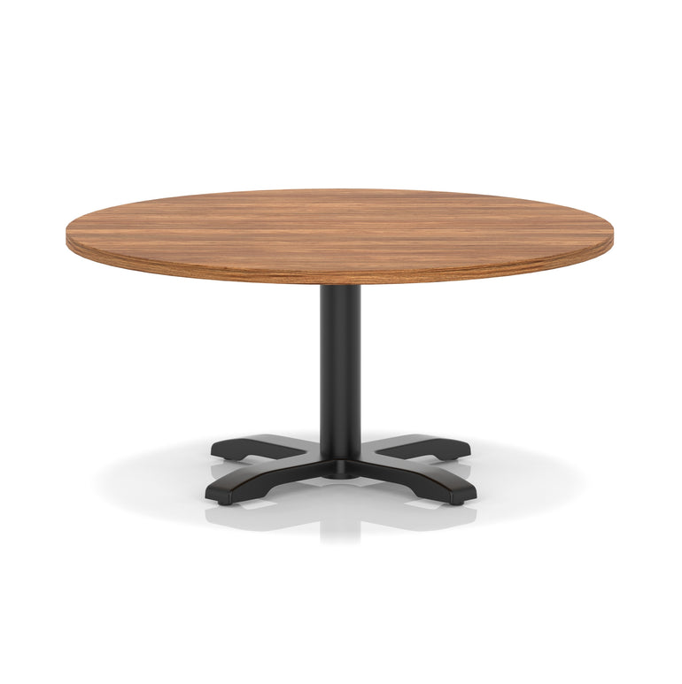 Italia Round Coffee Table With Cross Base
