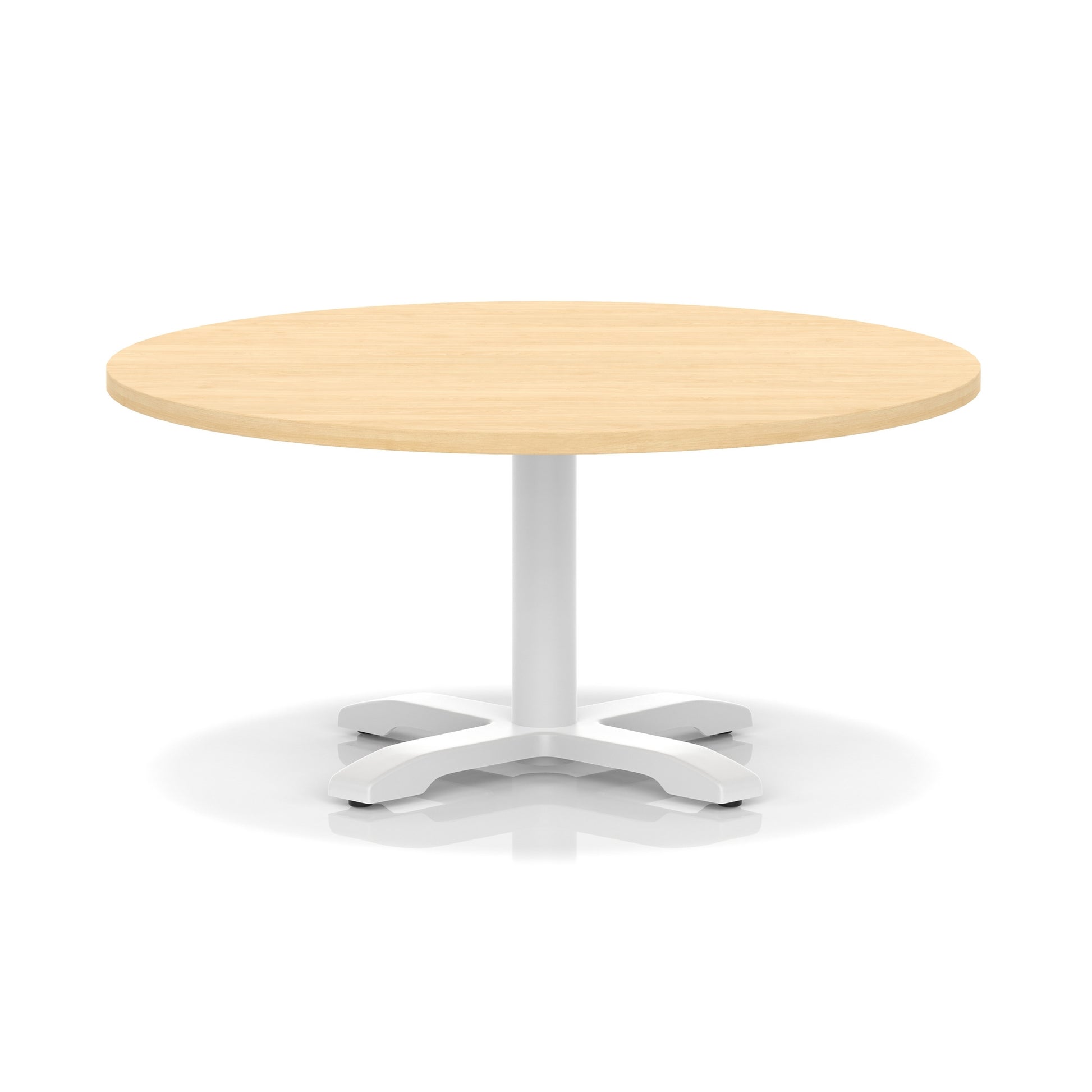 Italia Round Coffee Table With Cross Base