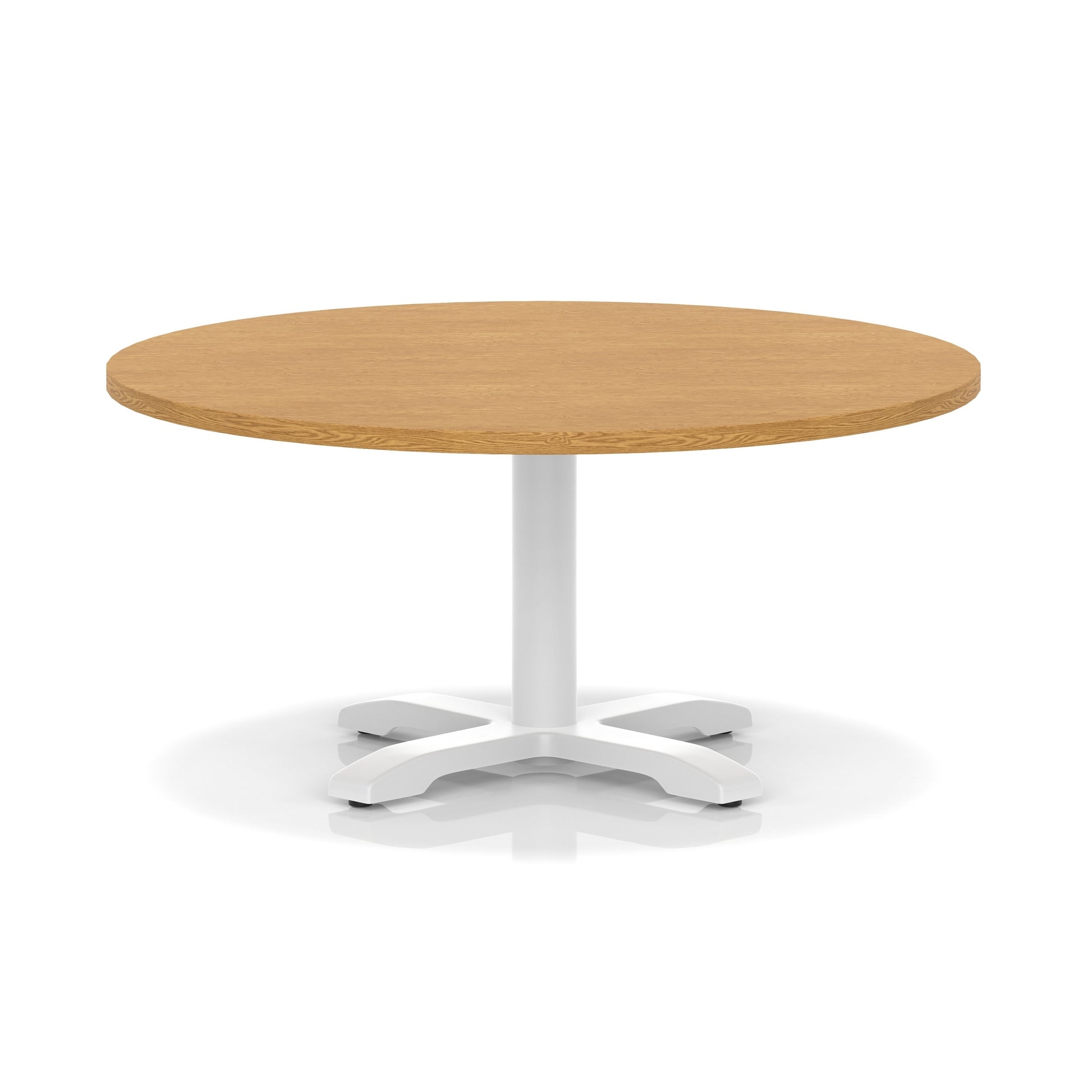 Italia Round Coffee Table With Cross Base