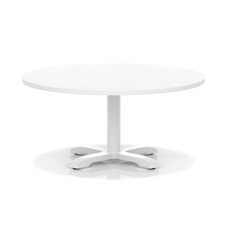 Italia Round Coffee Table With Cross Base