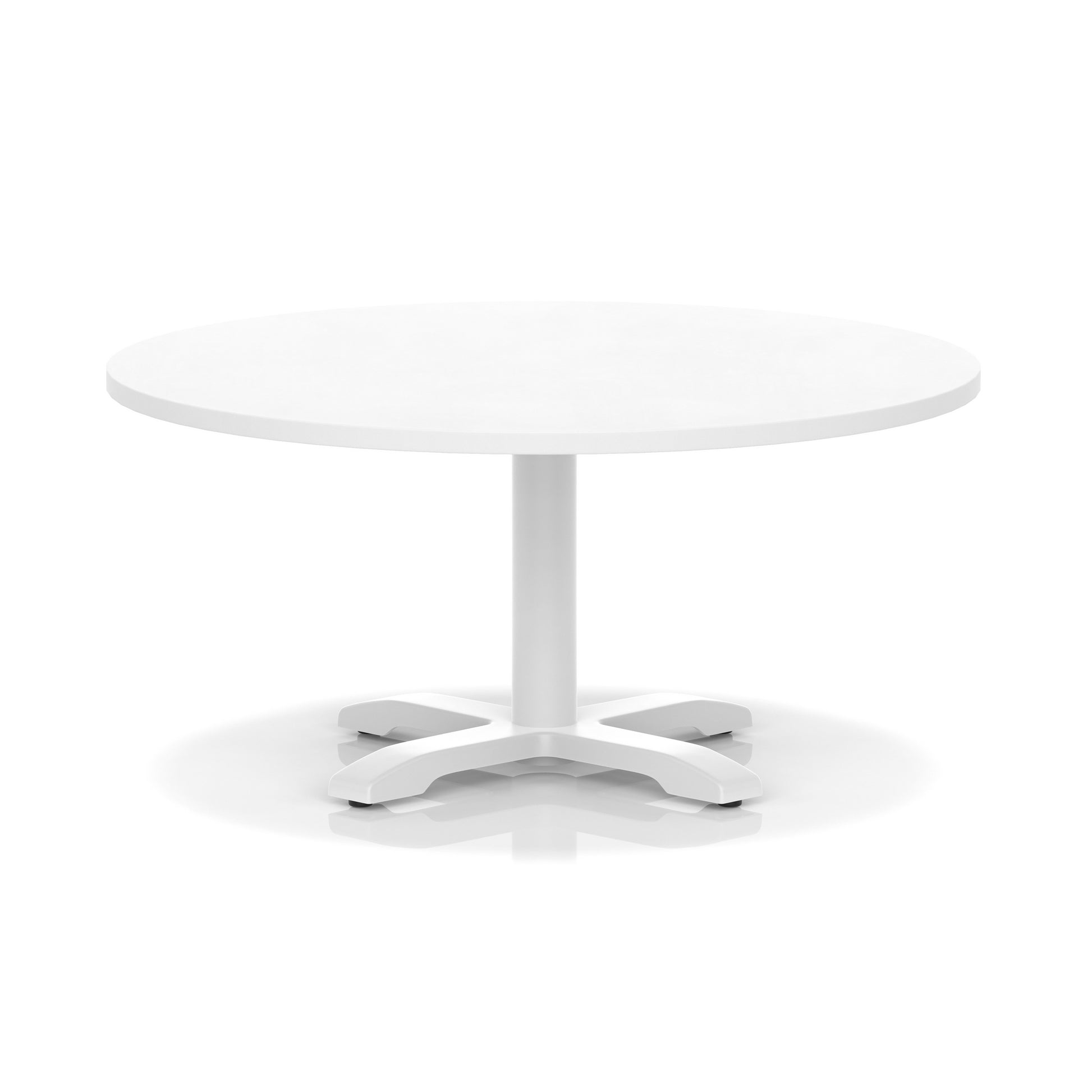 Italia Round Coffee Table With Cross Base