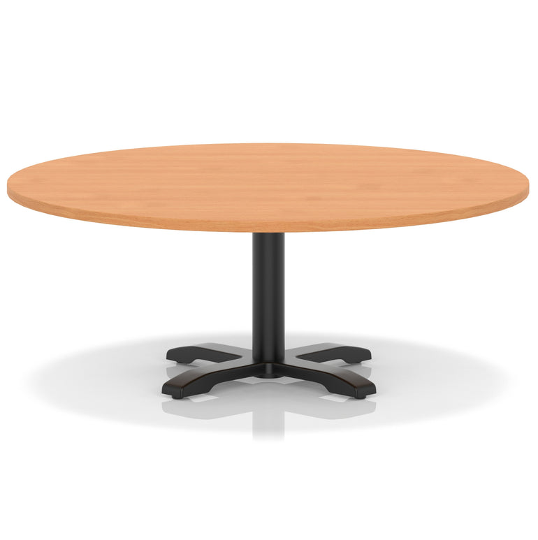 Italia Round Coffee Table With Cross Base