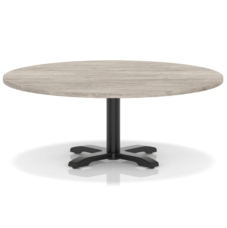 Italia Round Coffee Table With Cross Base