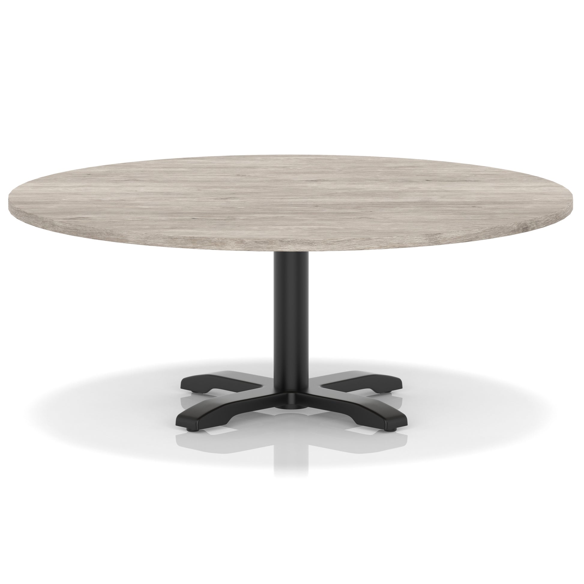 Italia Round Coffee Table With Cross Base