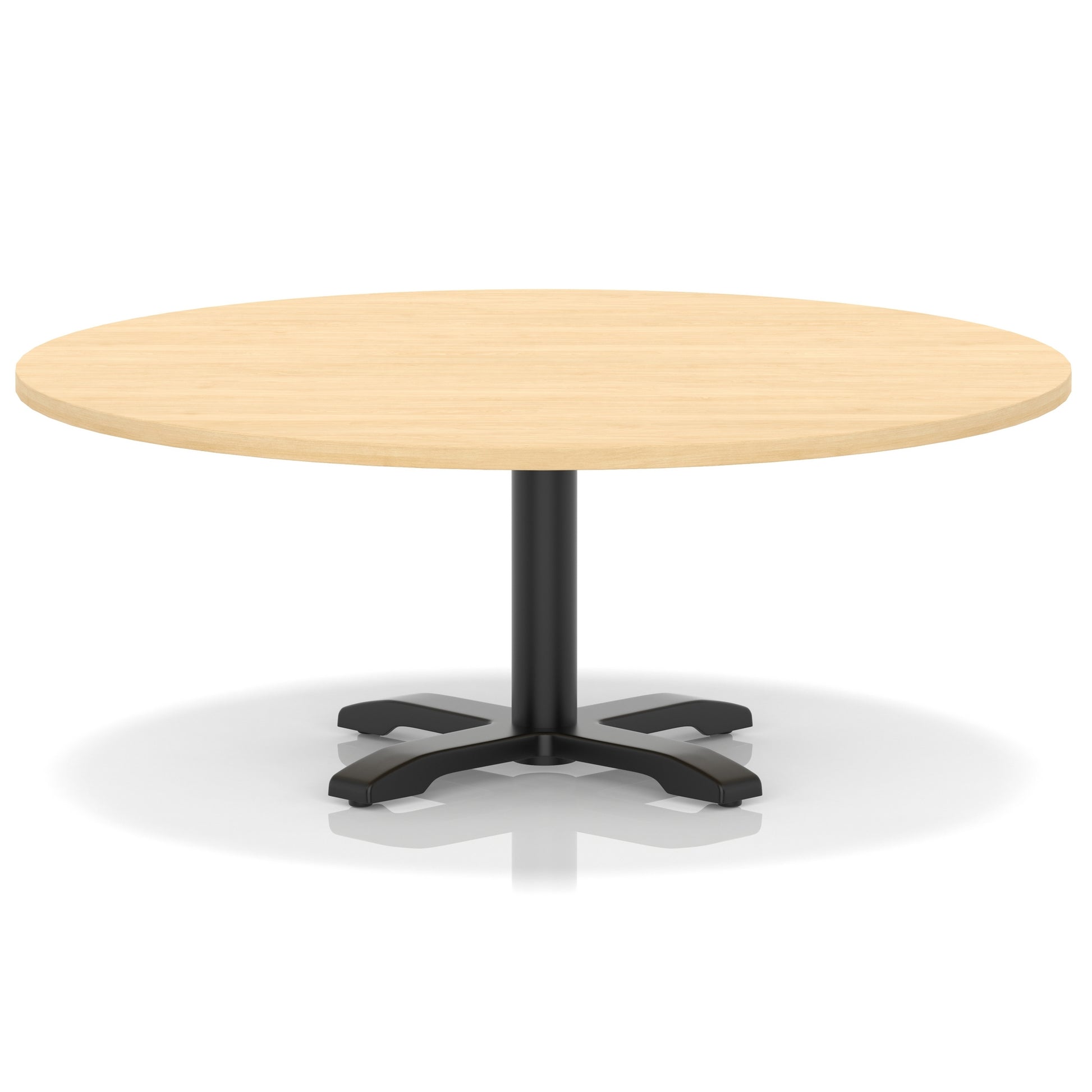 Italia Round Coffee Table With Cross Base