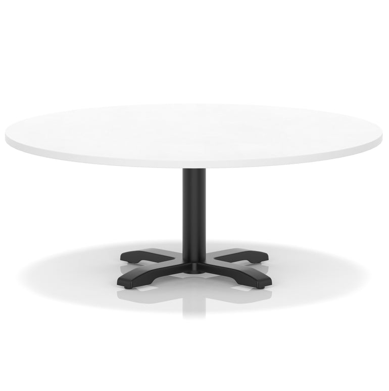 Italia Round Coffee Table With Cross Base