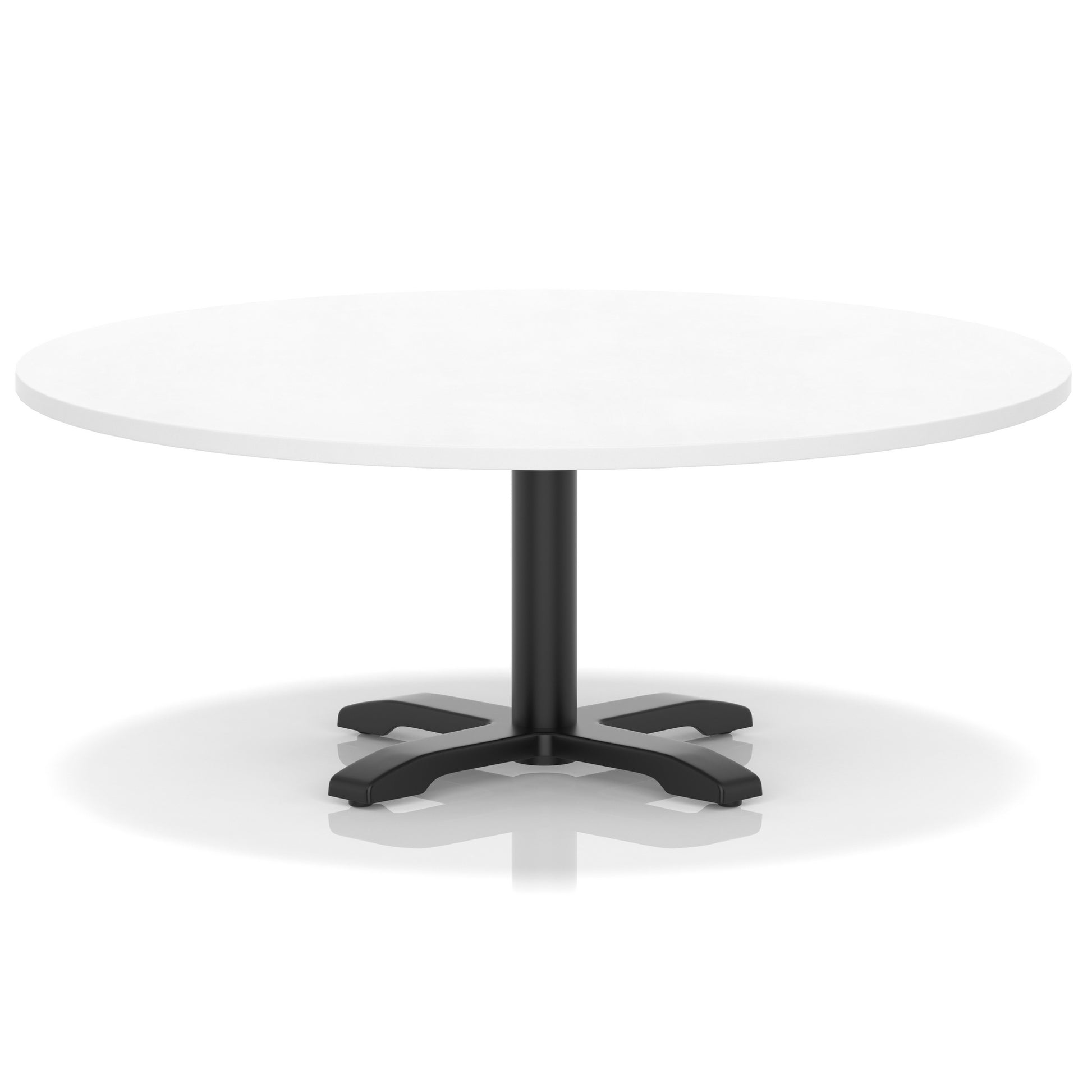Italia Round Coffee Table With Cross Base