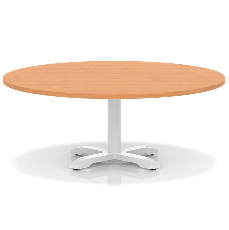 Italia Round Coffee Table With Cross Base