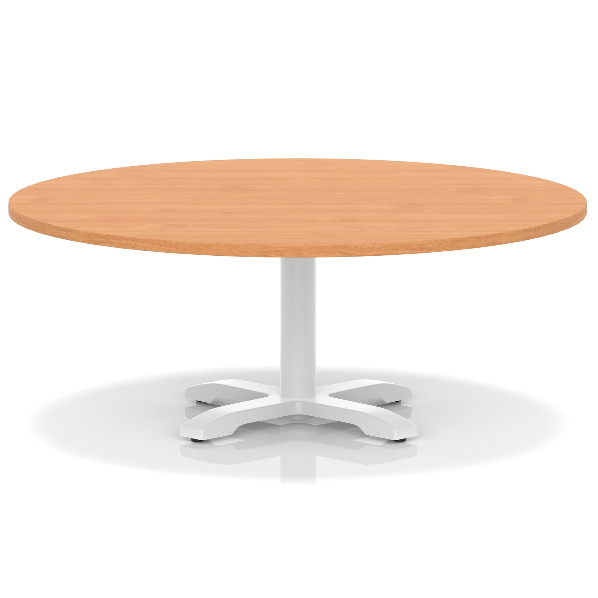 Italia Round Coffee Table With Cross Base