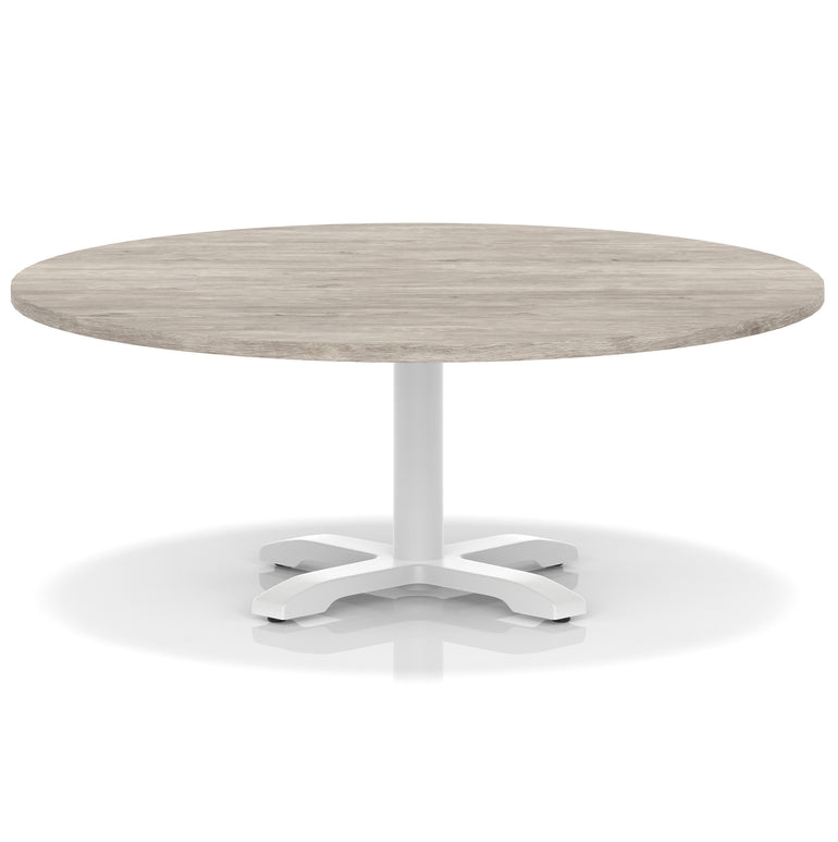 Italia Round Coffee Table With Cross Base