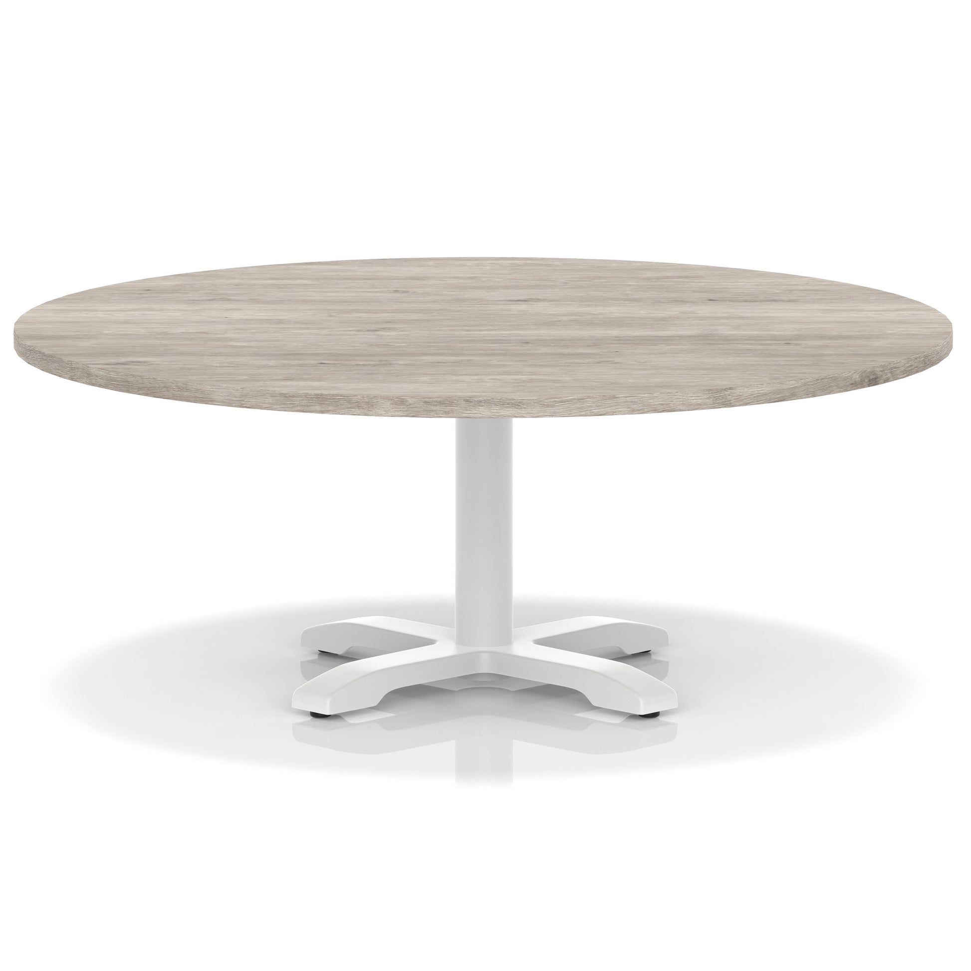 Italia Round Coffee Table With Cross Base