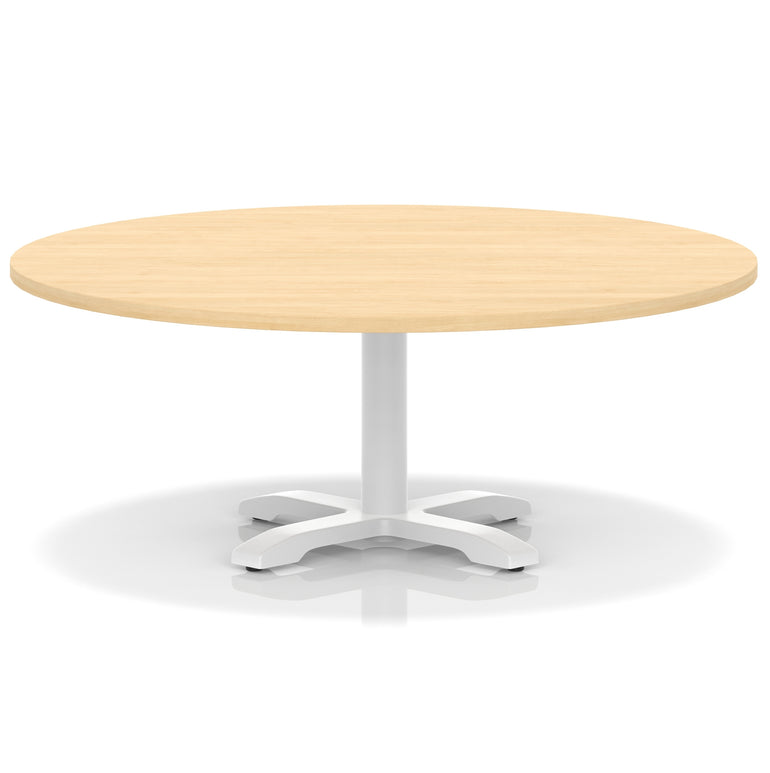 Italia Round Coffee Table With Cross Base