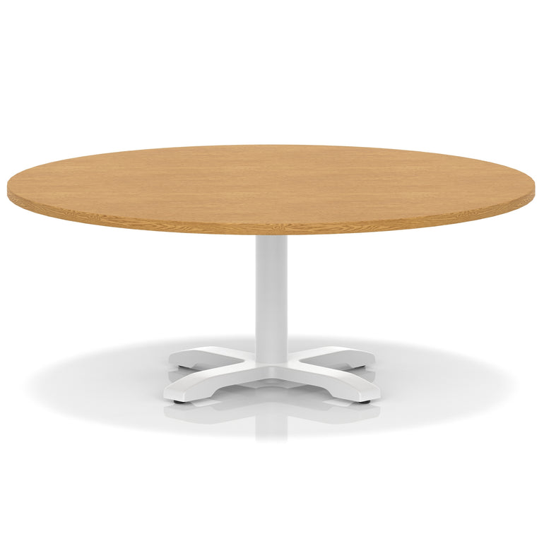 Italia Round Coffee Table With Cross Base