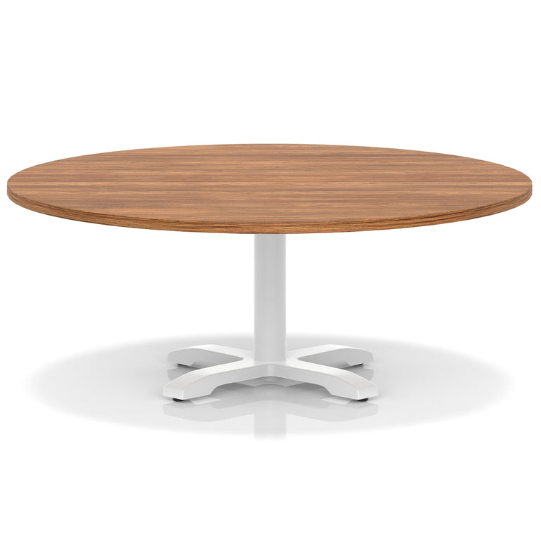 Italia Round Coffee Table With Cross Base