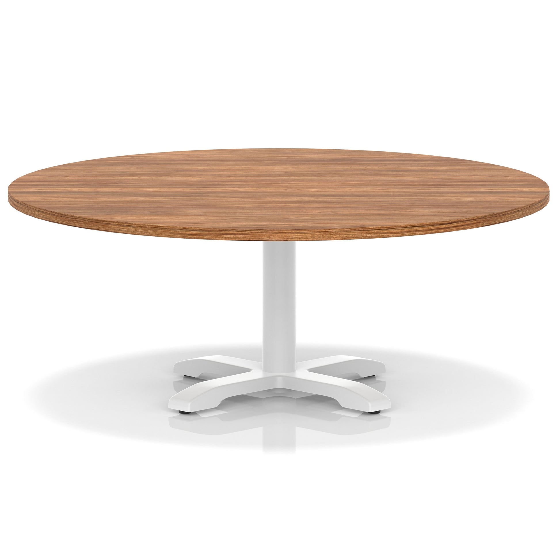 Italia Round Coffee Table With Cross Base