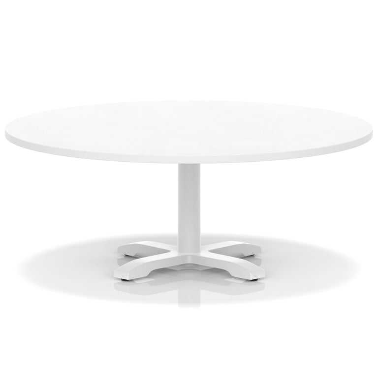 Italia Round Coffee Table With Cross Base