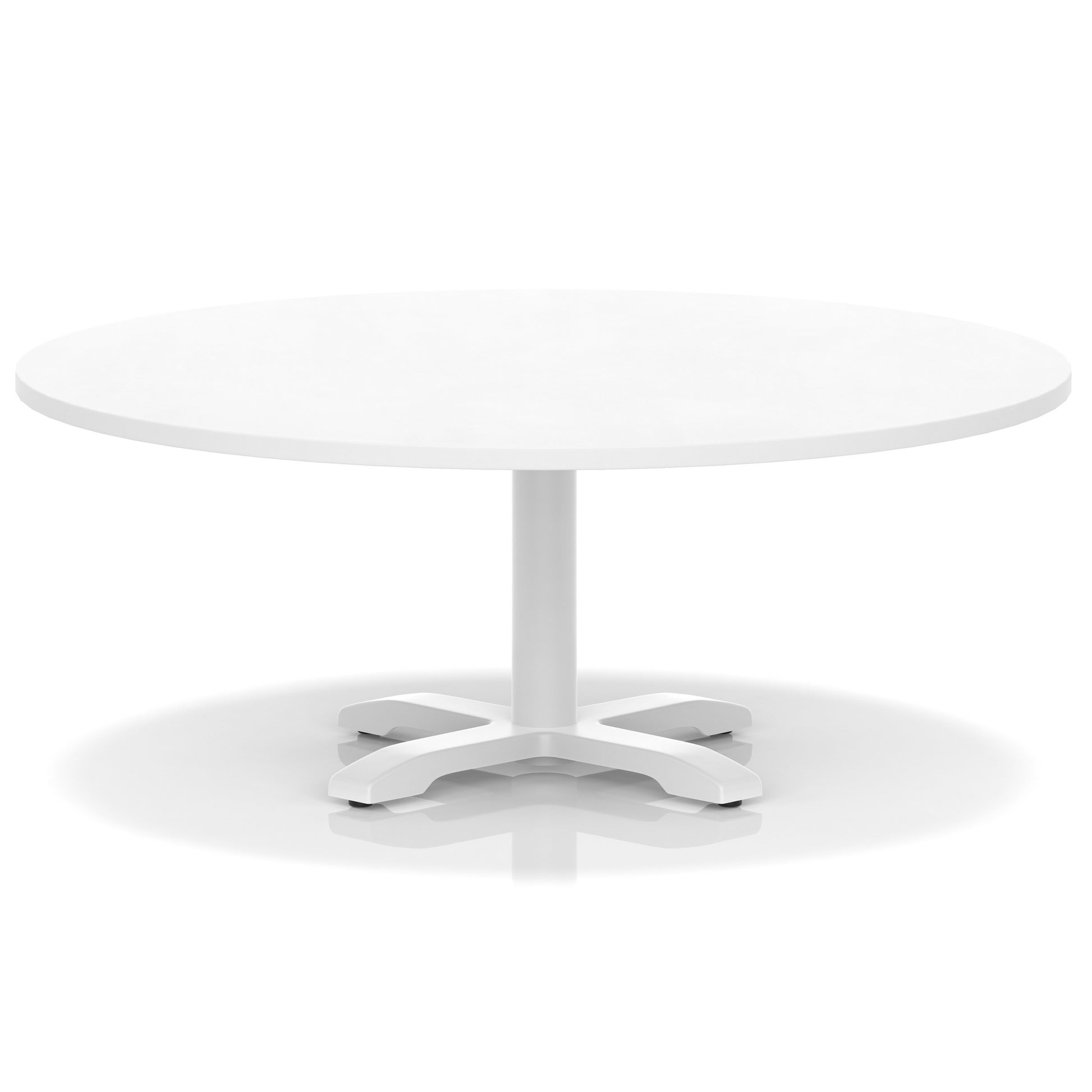 Italia Round Coffee Table With Cross Base