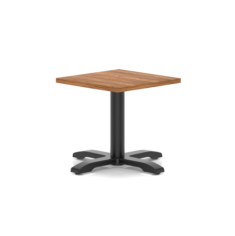 Italia Square Coffee Table With Cross Base