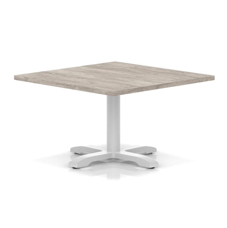 Italia Square Coffee Table With Cross Base