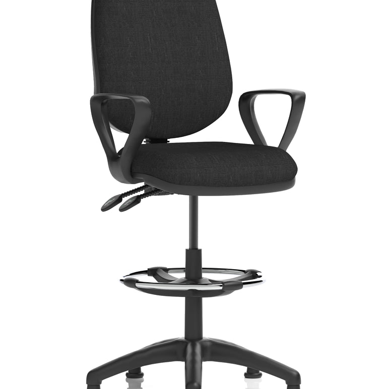 Eclipse Plus II Task Operator Office Chair with Hi Rise Draughtsman Kit