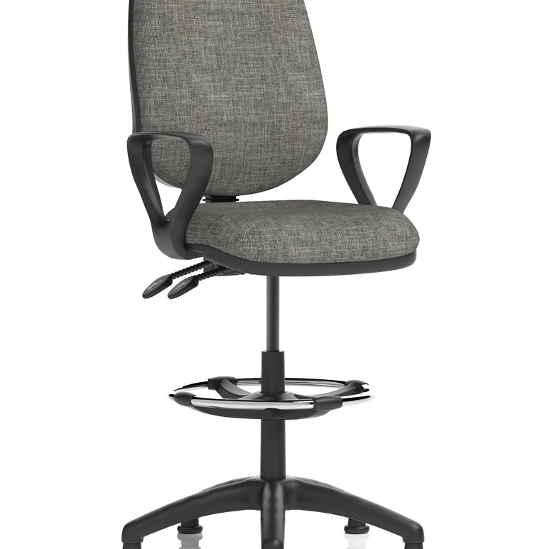 Eclipse Plus II Task Operator Office Chair with Hi Rise Draughtsman Kit