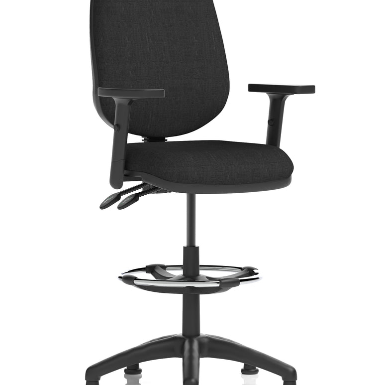Eclipse Plus II Task Operator Office Chair with Hi Rise Draughtsman Kit